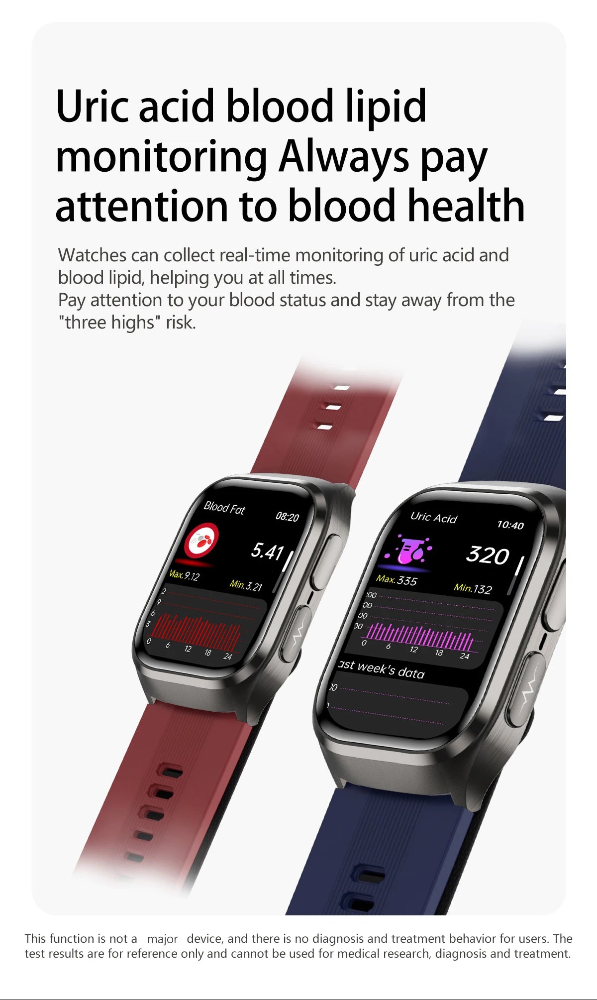 Air Pump Blood Pressure Smart Watch
