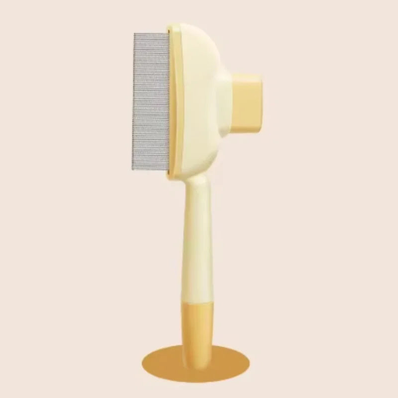 Self-Cleaning Pet Brush – Dog & Cat Grooming Comb