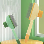 Self-Cleaning Pet Brush – Dog & Cat Grooming Comb