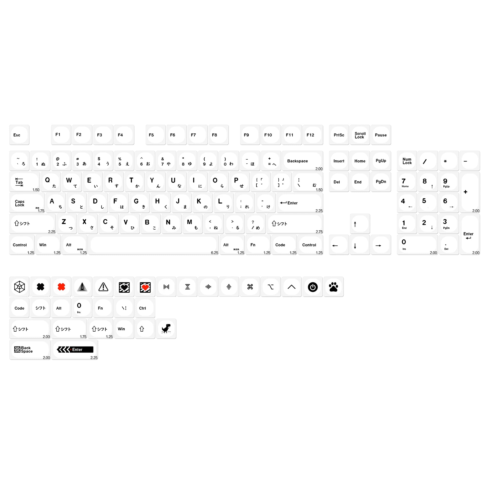 KBDiy Korean GMK Minimal KOA PBT Keycaps