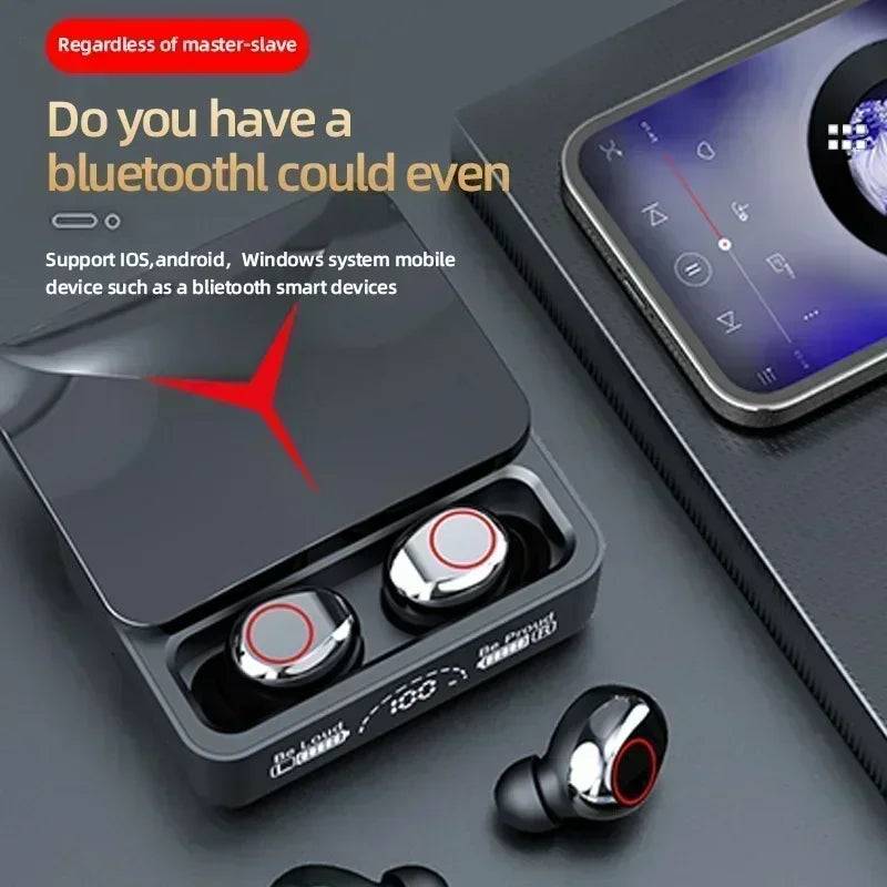 M90 TWS Wireless Earbuds HiFi Stereo Gaming Headset