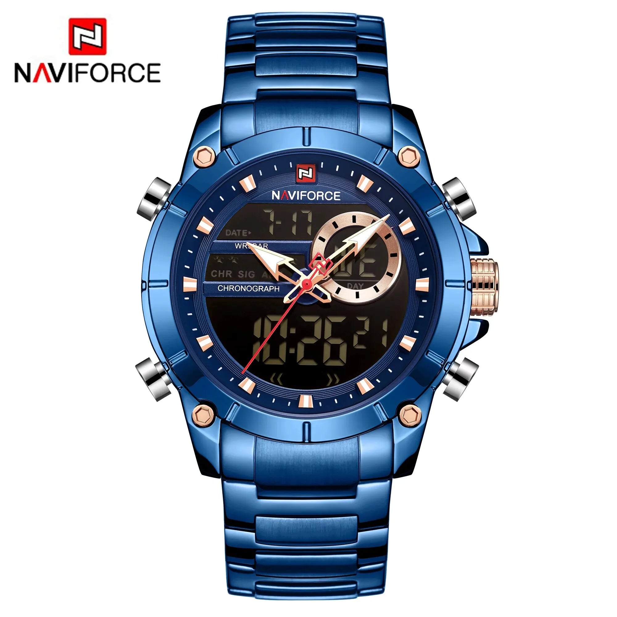 NAVIFORCE NF9163 Military Sports Watch for Men