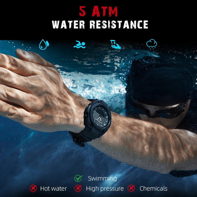 NORTH EDGE FORTRESS Men's Military Digital Watch