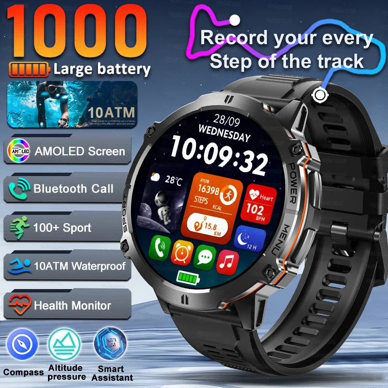 Large Battery Outdoor Smart Watch