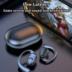 Bluetooth 5.3 Ear Hook Earphones HiFi Stereo Waterproof