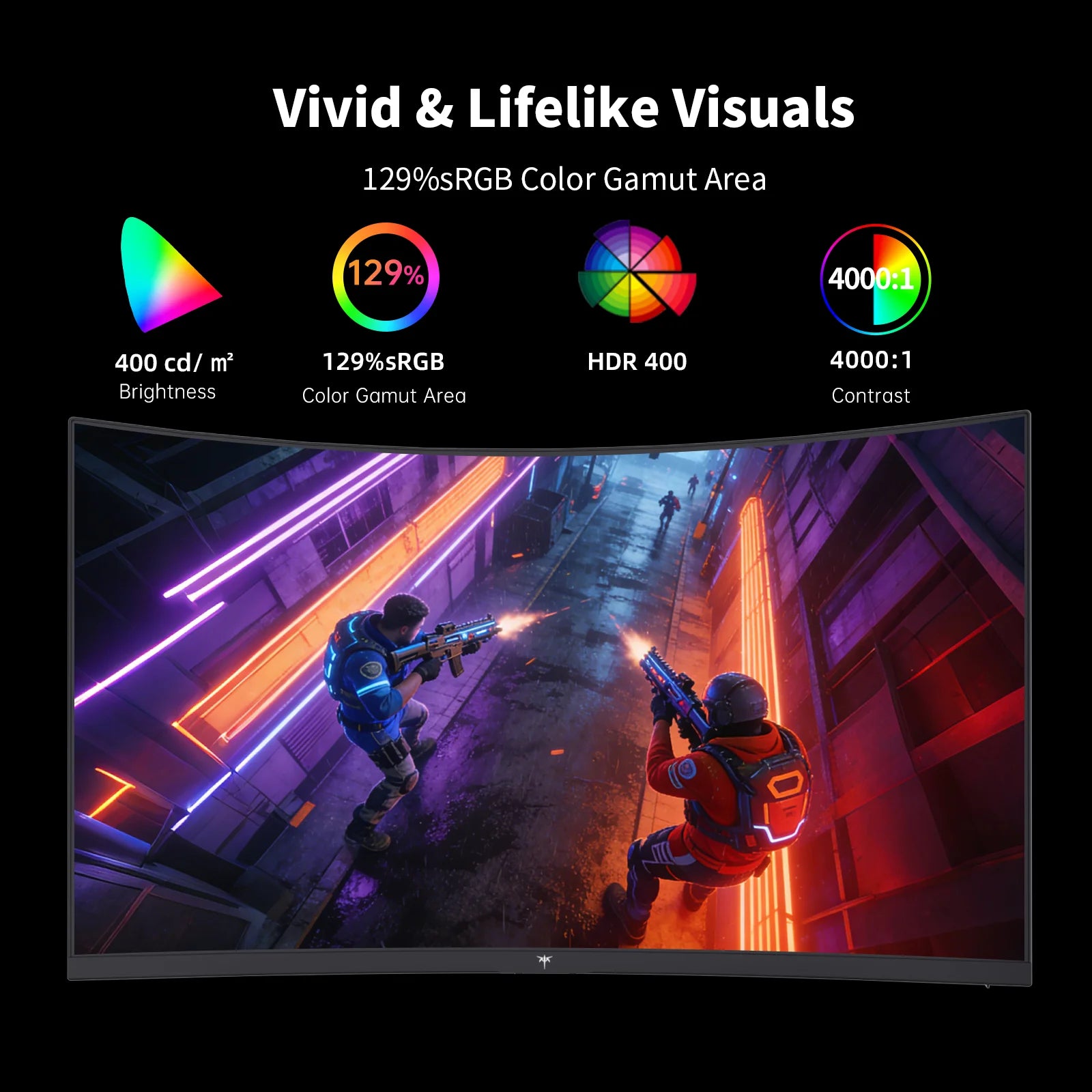 KTC H27S5C 27" Curved QHD 144Hz Gaming Monitor