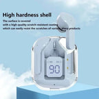 TWS Earphones Noise Cancelling HiFi Transparent Charging Case