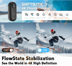 4K Mini WiFi Action Camera – Motorcycle, Bicycle & Body Cam