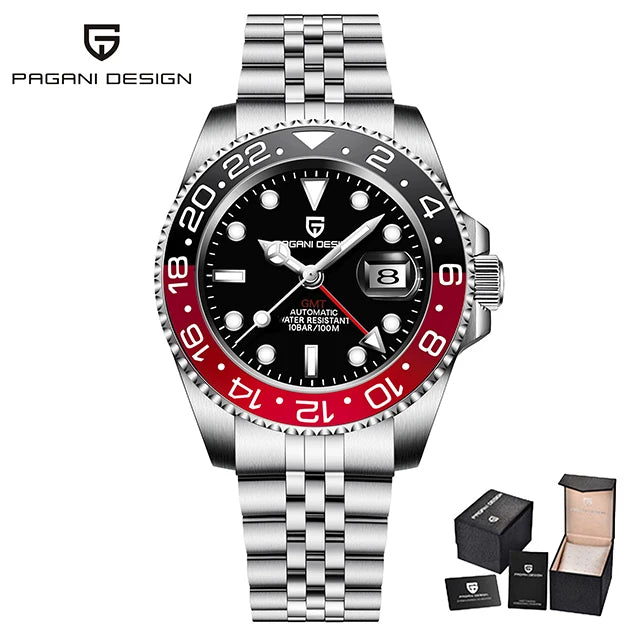 PAGANI DESIGN PD-1662 Men's GMT Automatic Watch