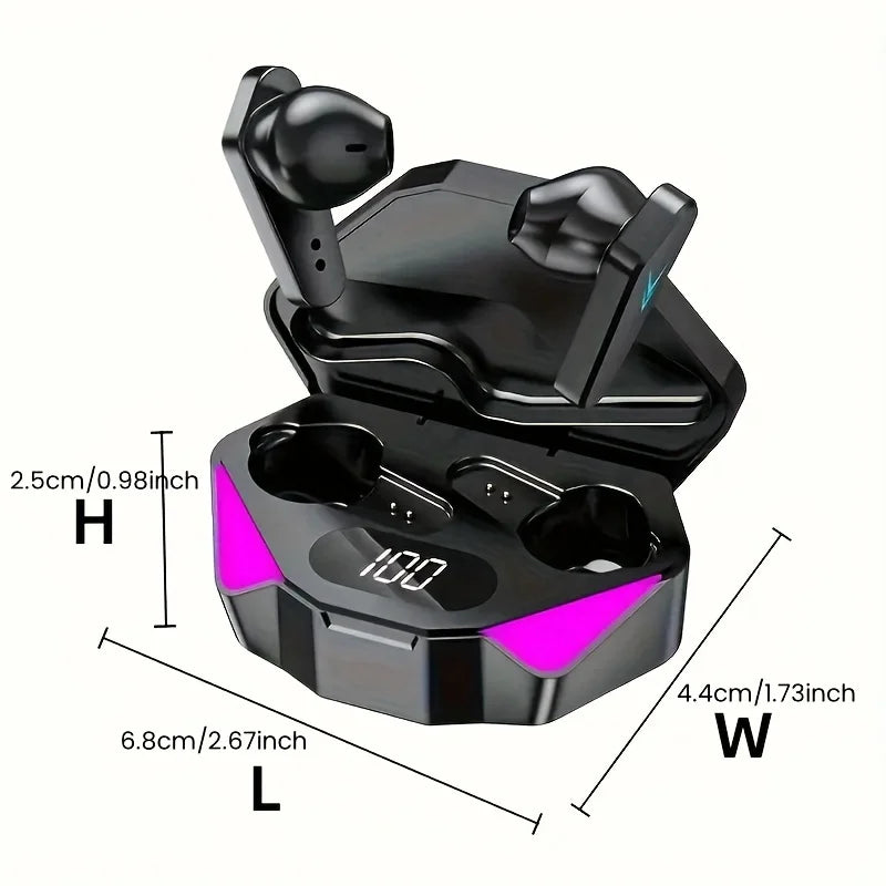 X15 TWS Gaming Earbuds Bluetooth 5.3 Noise Cancelling