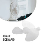 12-Inch 3-Leaf Replacement Fan Blade – Electric Fan Accessory
