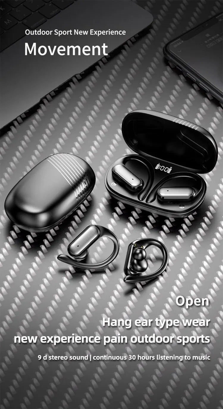 A520 Wireless Bluetooth Headset HD Stereo Touch Control