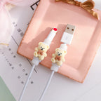 Cute Leather Cord Winder & Organizer