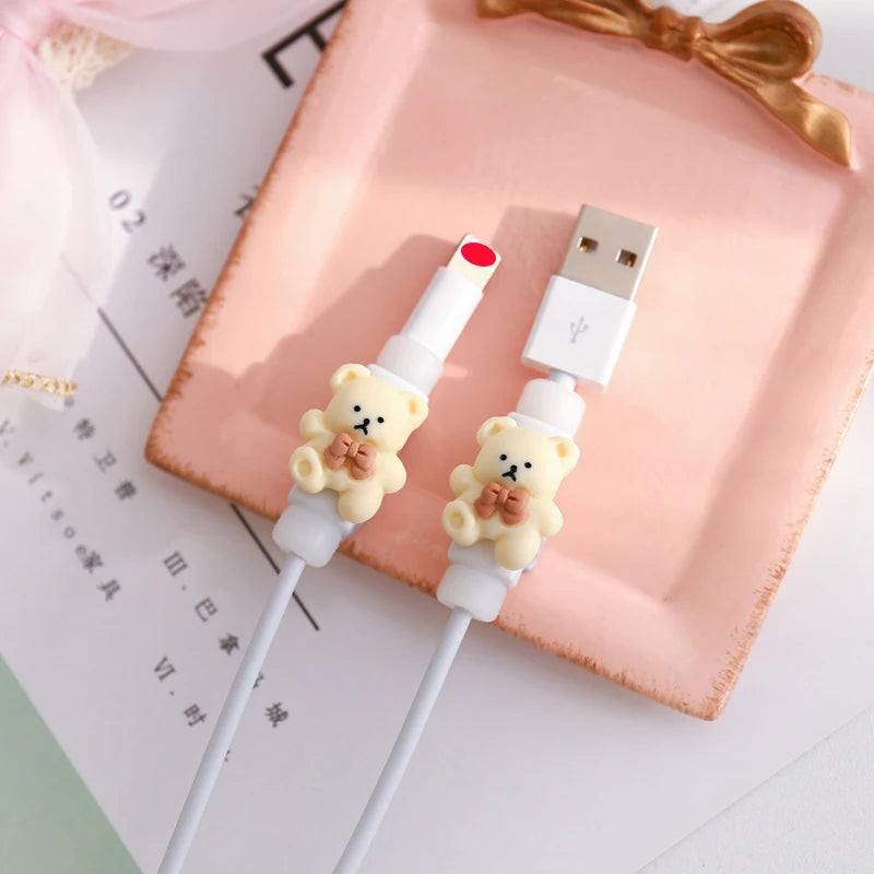 Cute Leather Cord Winder & Organizer