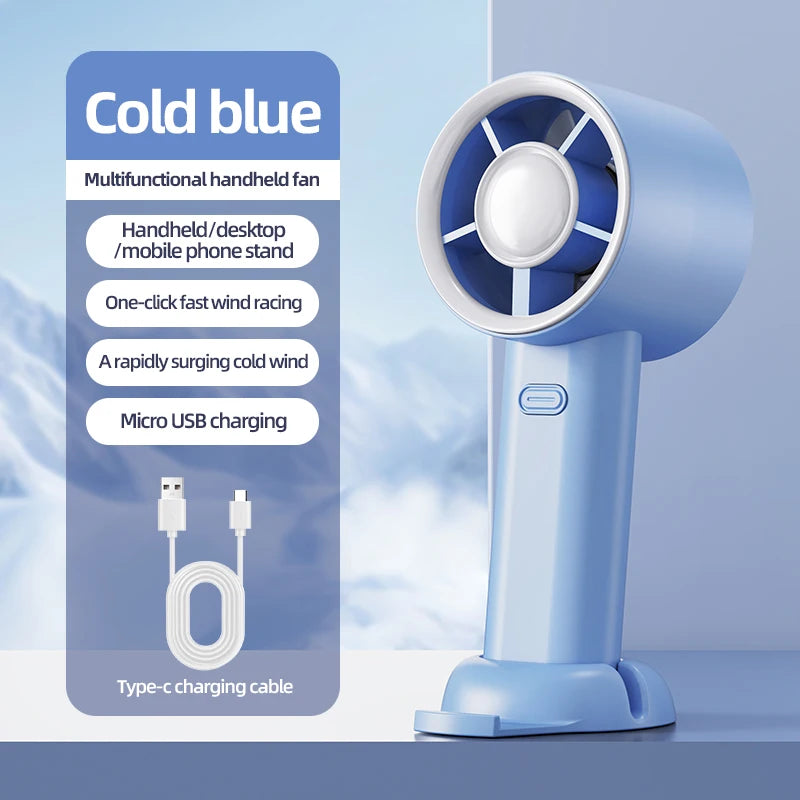 Mini USB Handheld Fan – Fast Charging Portable Personal Fan