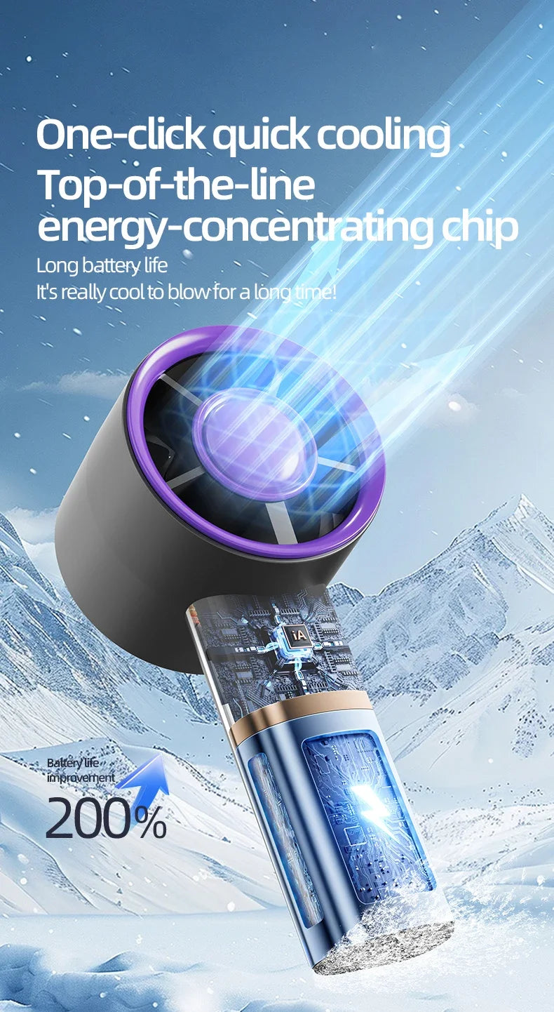 Mini USB Handheld Fan – Fast Charging Portable Personal Fan