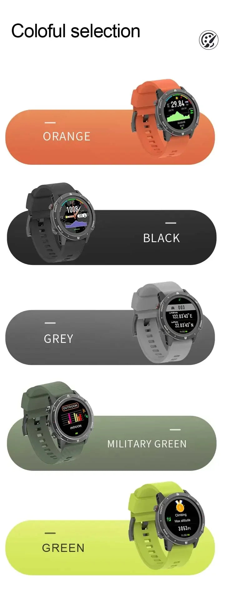 GPS Triathlon Sports Watch