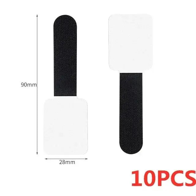 Reusable Cable Ties 20pcs Self-Adhesive Desk Cord Organizer