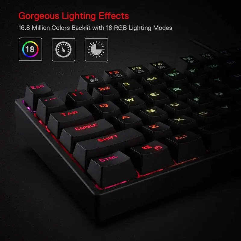 Redragon K582 SURARA 104-Key RGB Mechanical Gaming Keyboard