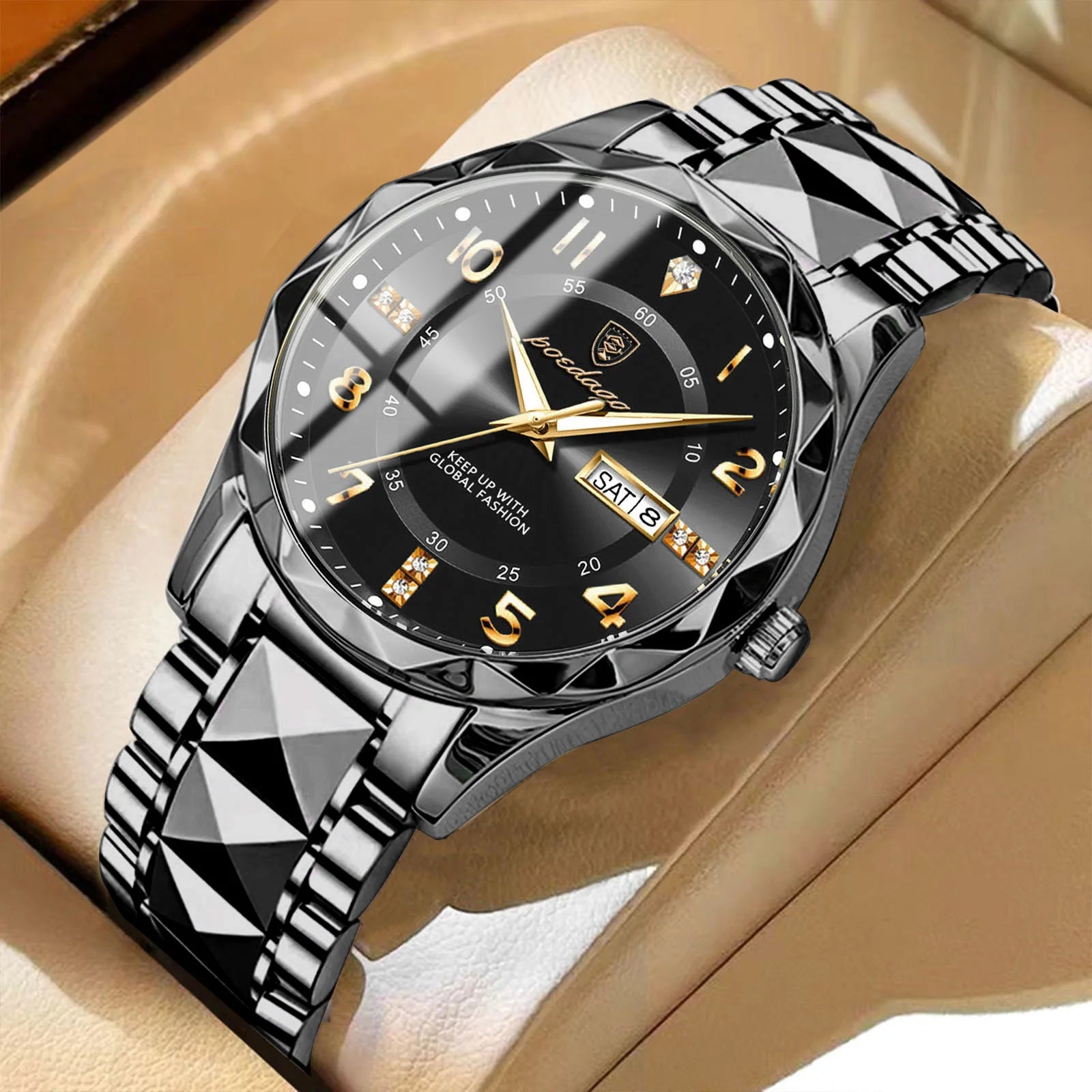 POEDAGAR 858 Men's Business Quartz Watch