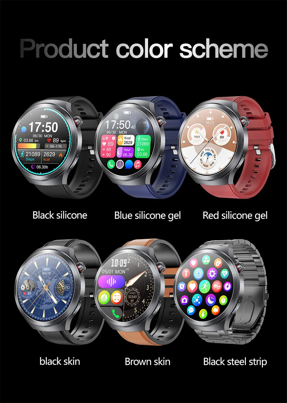 ECG+PPG Blood Lipid Smart Watch