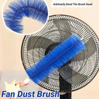 Bendable Fan Duster – Long Handle Ultra-Fine Bristle Cleaning Tool