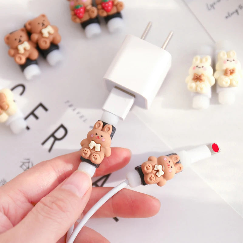 Cute Leather Cord Winder & Organizer