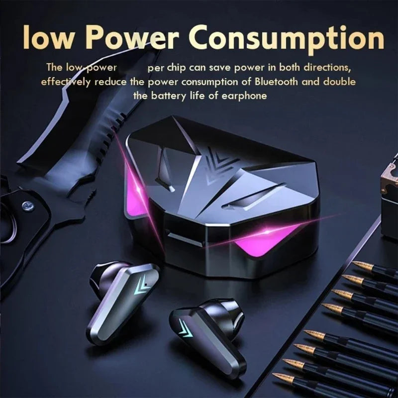 X15 TWS Gaming Earbuds Bluetooth 5.3 Noise Cancelling