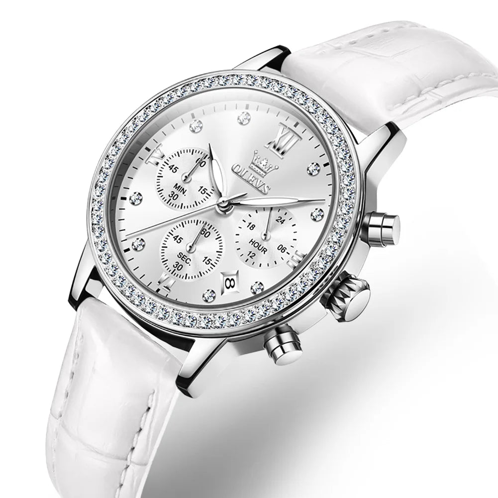 OLEVS 9933 Women's Diamond Quartz Watch