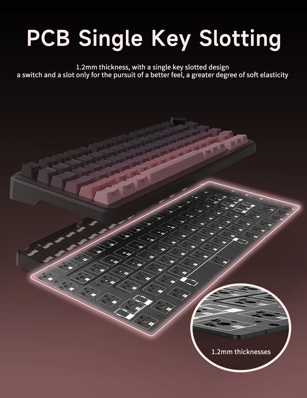 AJAZZ AK820 MAX/MAX Plus Gaming Keyboard Tri Mode 8000mAh Gasket TFT Screen Hot Plug Mechanical Keyboard Customized PC Accessory