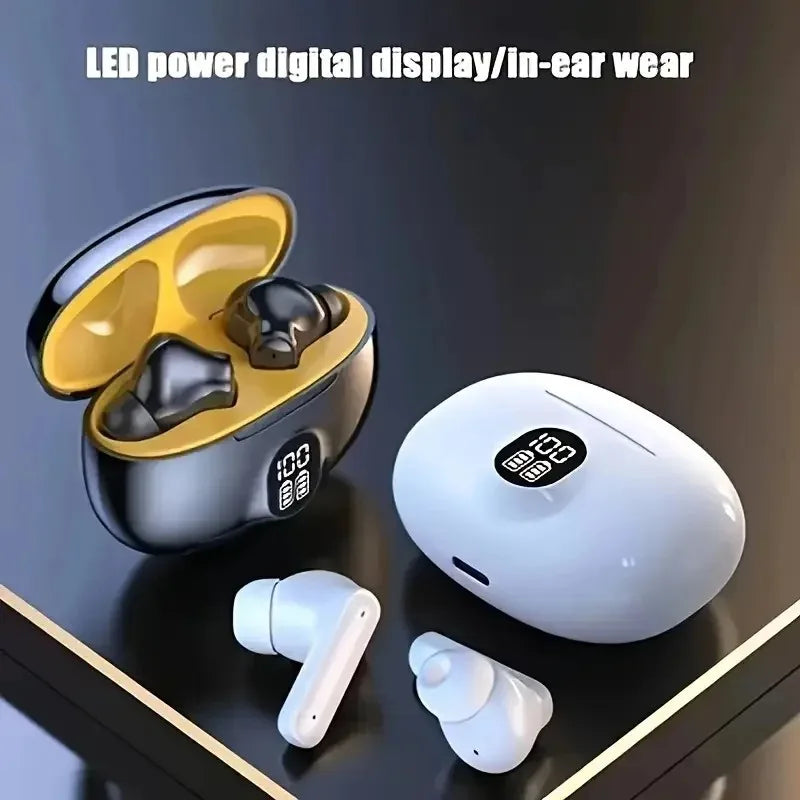 Wireless Earbuds LED Display Sport Headphone with Mic