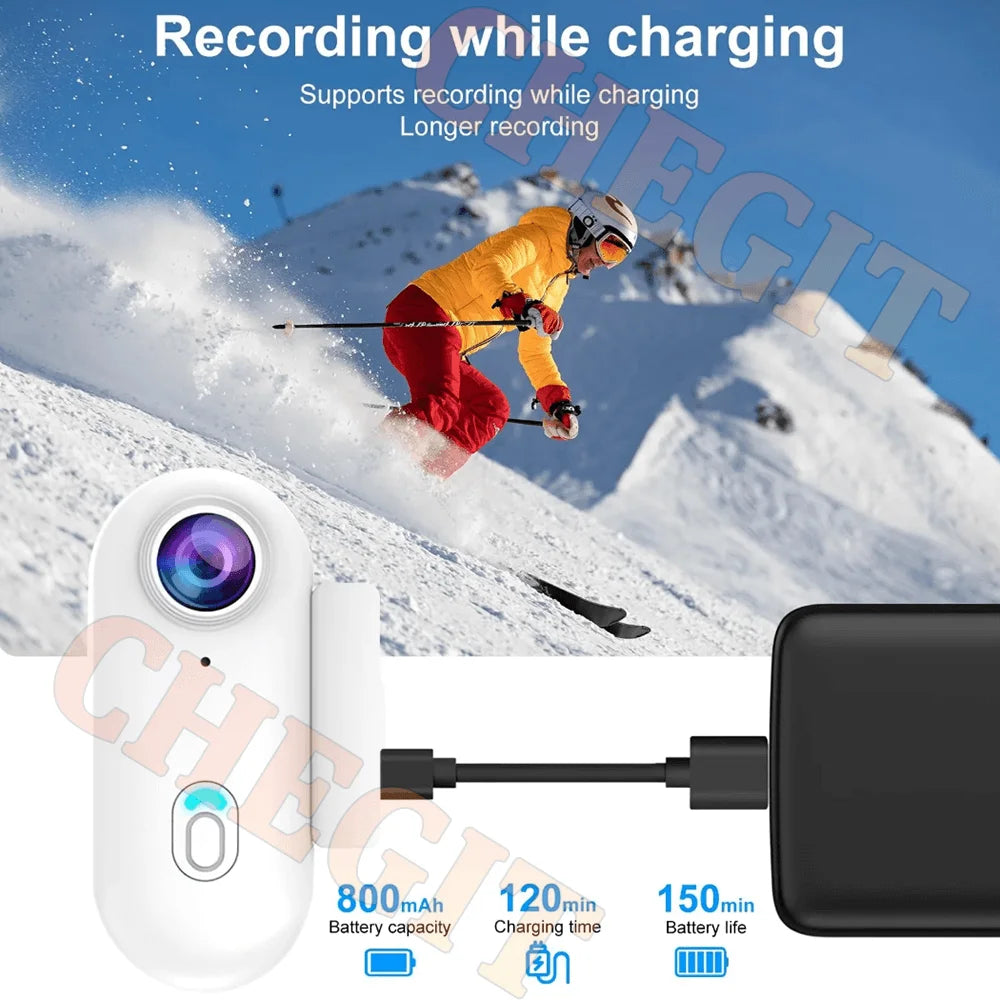 4K Mini WiFi Action Camera – Motorcycle, Bicycle & Body Cam