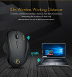 NexusClick 2.4G Wireless Silent Mouse 6 Buttons Ergonomic