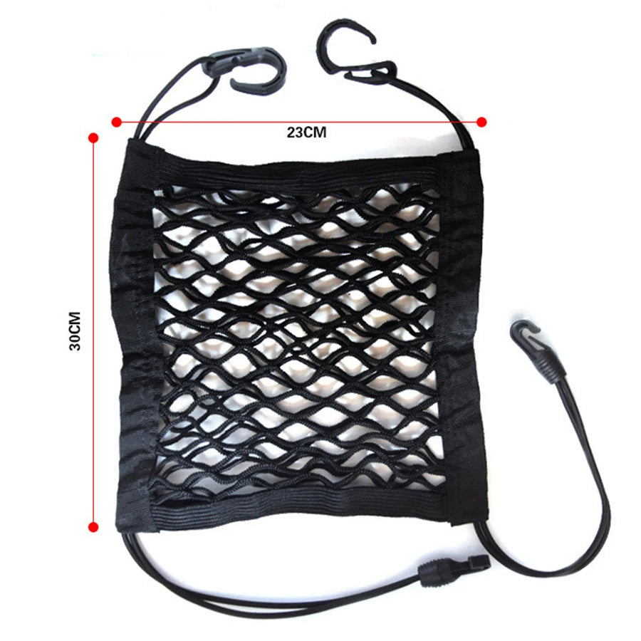 Dog Car Barrier with Safety Mesh & Storage Bag – Back Seat Guard