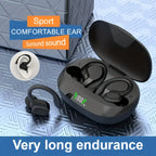 True Wireless Earbuds LED Display Sports Ear Clip with Mic