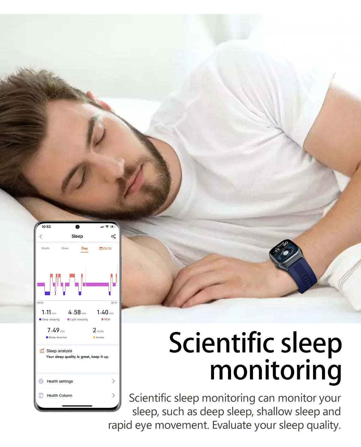 Airbag ECG Smart Watch with NFC