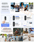 4K Mini WiFi Action Camera – Motorcycle, Bicycle & Body Cam