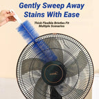 Bendable Fan Duster – Long Handle Ultra-Fine Bristle Cleaning Tool
