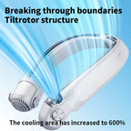 Rotor Bladeless Neck Fan – USB Rechargeable Turbo Cooling Fan