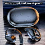 Bluetooth 5.3 Ear Hook Earphones HiFi Stereo Waterproof