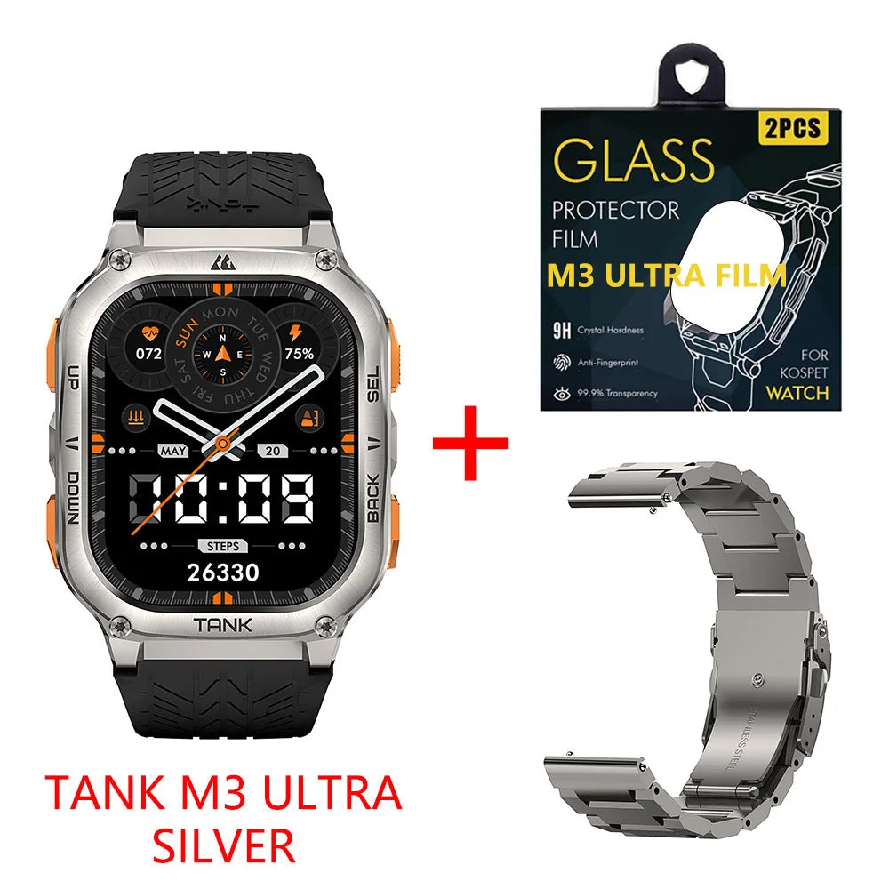 Stainless Steel GPS Smart Watch
