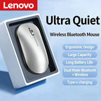 Lenovo Wireless Mouse 2.4G Bluetooth Dual Mode Silent