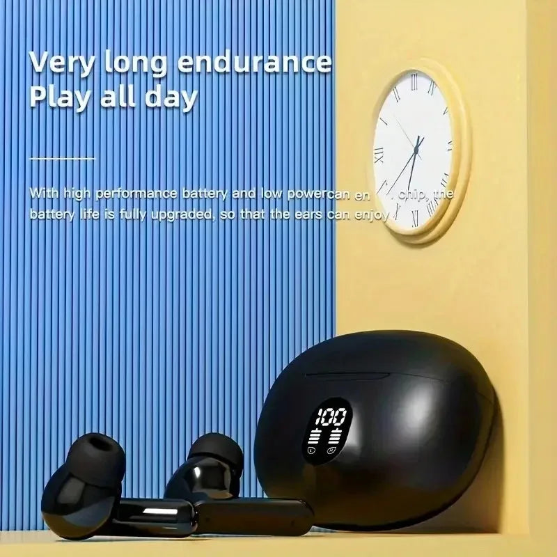 Wireless Earbuds LED Display Sport Headphone with Mic