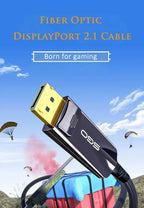 16K Fiber Optic DisplayPort 2.1 Cable
