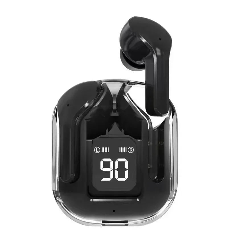 TWS Earphones Noise Cancelling HiFi Transparent Charging Case