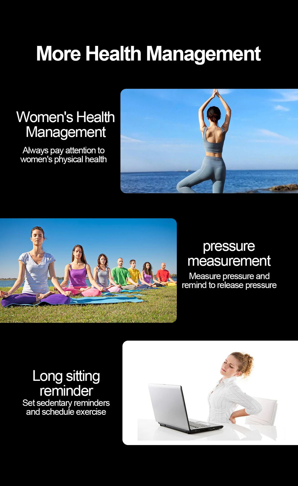 ECG Uric Acid Health Smart Watch
