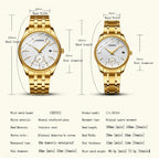 CHENXI 069 Couple Quartz Watch