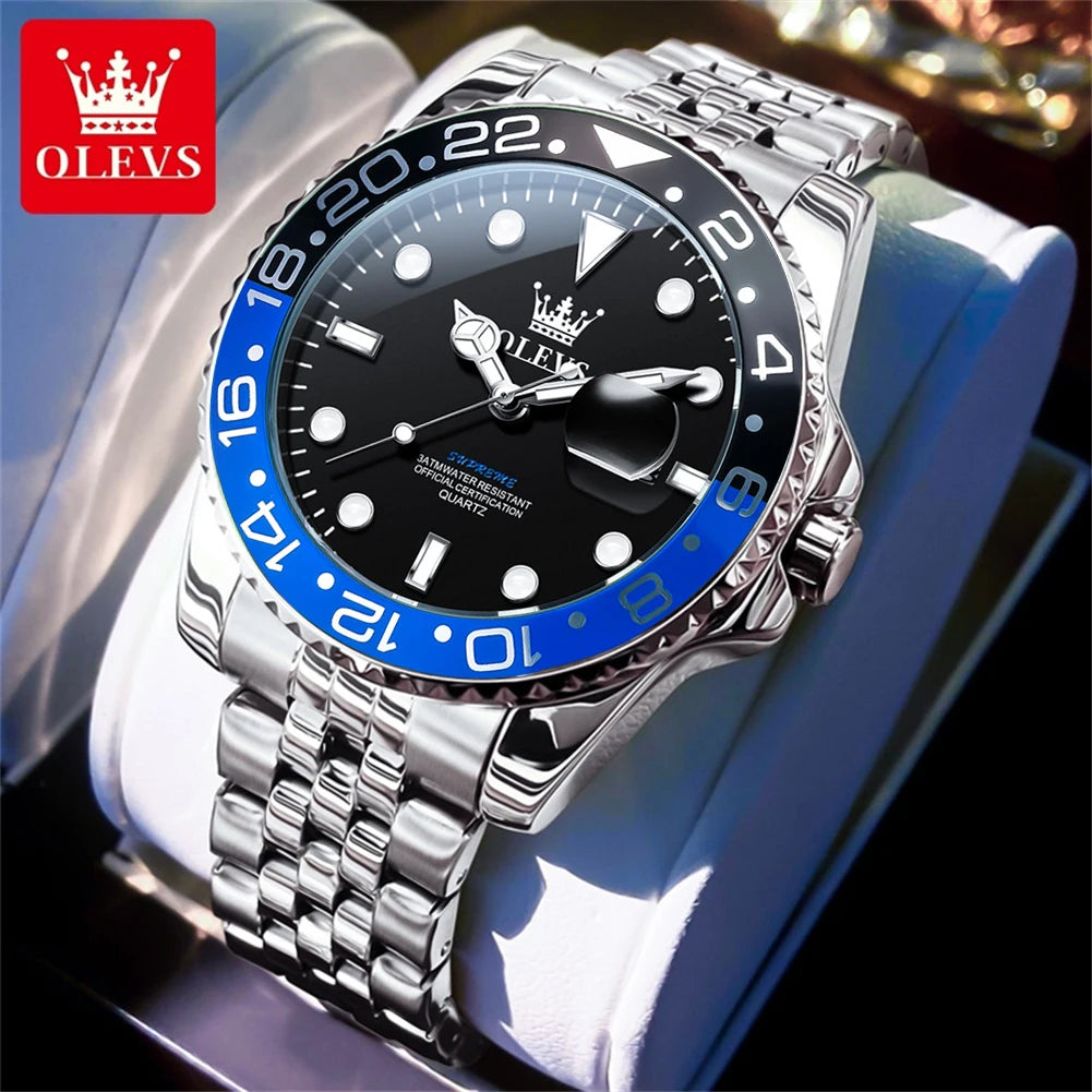 OLEVS 5657 Men's Classic Datejust Quartz Watch