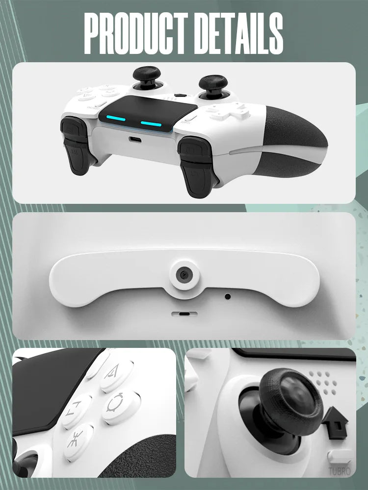 Game Controller For For PS4/PS4 Pro/PS4 Slim, Bluetooth Wireless Gamepad  Console PC Controller Joystick Gaming Accessories