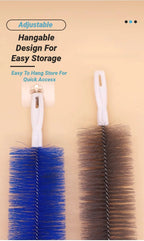 Bendable Fan Duster – Long Handle Ultra-Fine Bristle Cleaning Tool